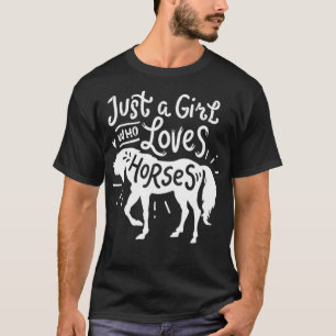 Pferde Lover Tiere Hexe T-Shirt