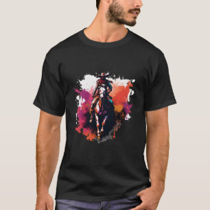 Pferde Lover Western Pferde Reiten Cowboy Rodeo Co T-Shirt