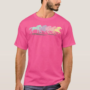 Pferde mit Mustangs T-Shirt