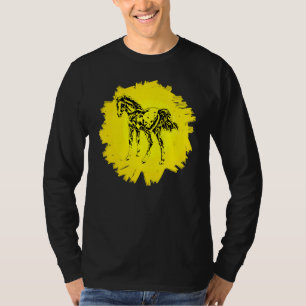 Pferde Motif Pferd Elegante Traumtiere (Leber und T-Shirt