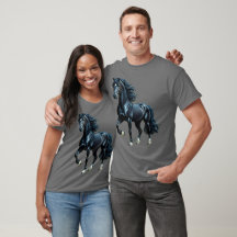 Pferde Motiv T-Shirt