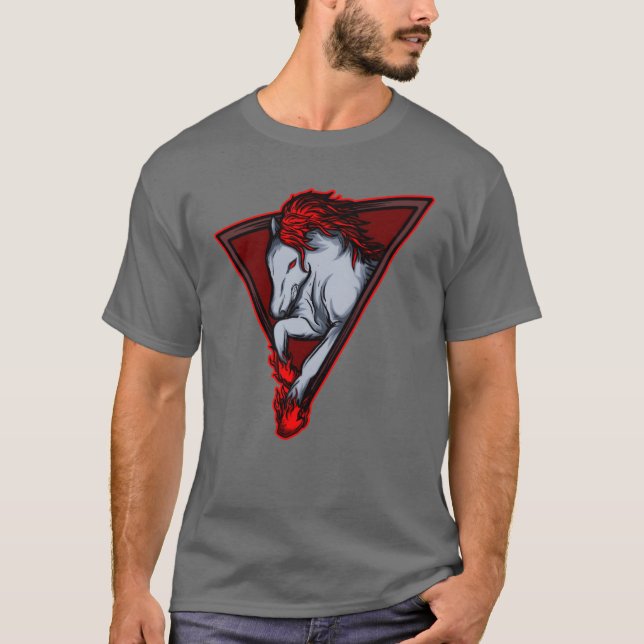 Pferde Pferde Lover Geschenk Pferdereiten Reiten R T-Shirt (Vorderseite)