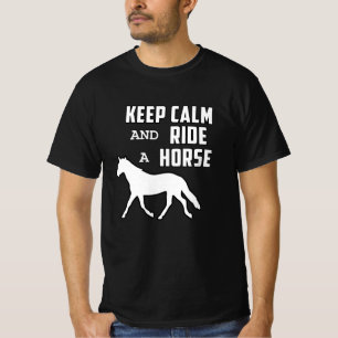 Pferde Pferde Pferdereiten Reiten Behaltend Ruhe G T-Shirt