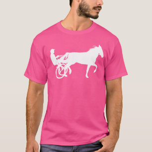 Pferde Reitgeschirr Rennreiter Reitkunst retr T-Shirt