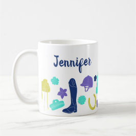 Pferde, Reitsport als Personalisiert Kaffeetasse