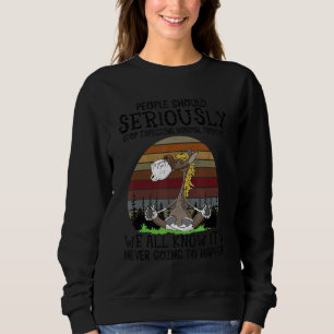 Pferde sollten ernsthaft aufhören, Norma zu erwart Sweatshirt