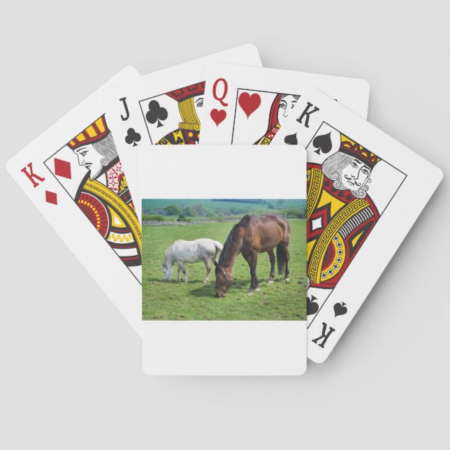 Pferde Spielkarten (Rückseite)