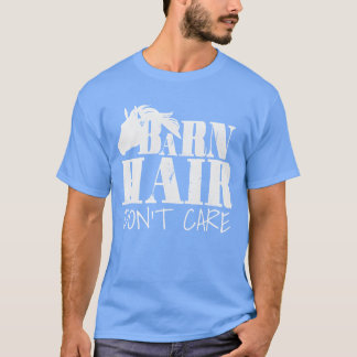 Pferde Stall Haar Egal Pferd T-Shirt
