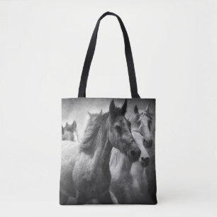 Pferde-Stampede-Tote-Beutel Tasche