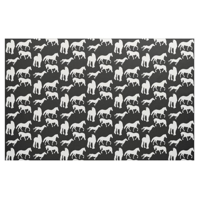 Pferde Stoff (Fat Quarter (45,7 x 55,9 cm))