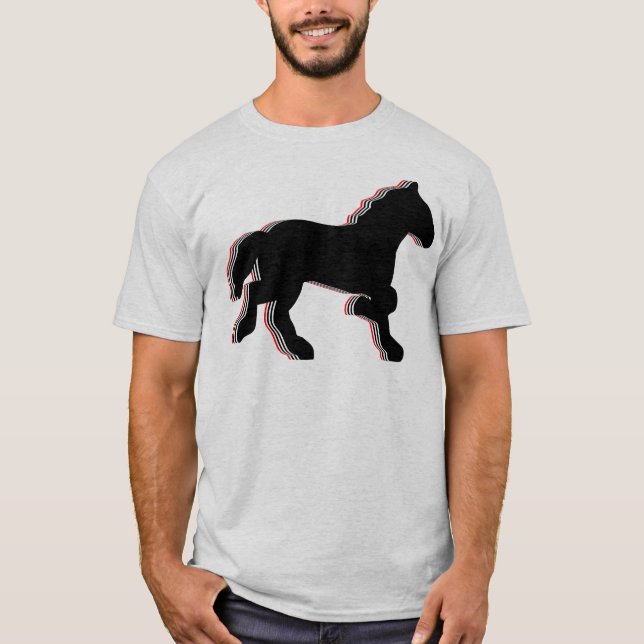 Pferde T-Shirt (Vorderseite)