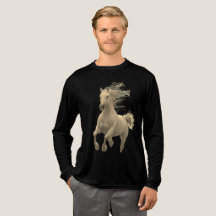Pferde T - Shirt Tiere Illustration Pferde engl