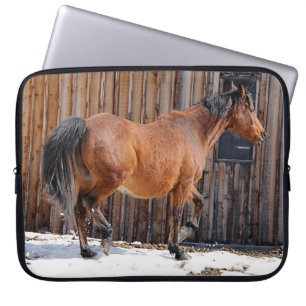 Pferde - Thema "Amerikanischer Western" Laptopschutzhülle