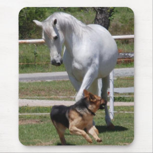 PFERDE-U. HUNDEspiel Mousepad