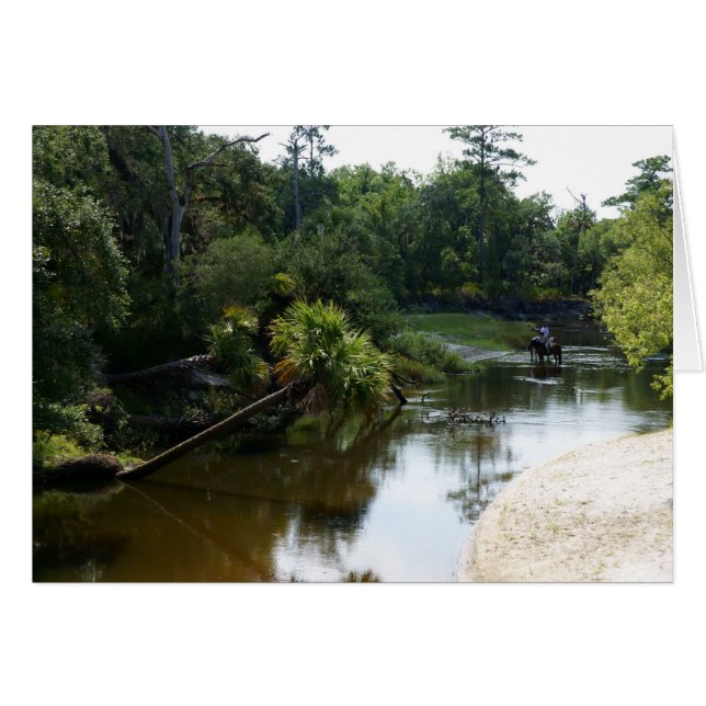 Pferde und der Fluss (Vorderseite (Horizontal))