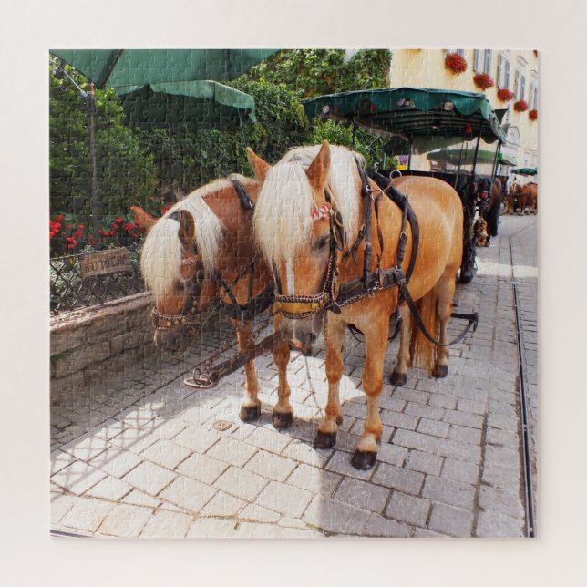 Pferde und Wagen (Vertikal)