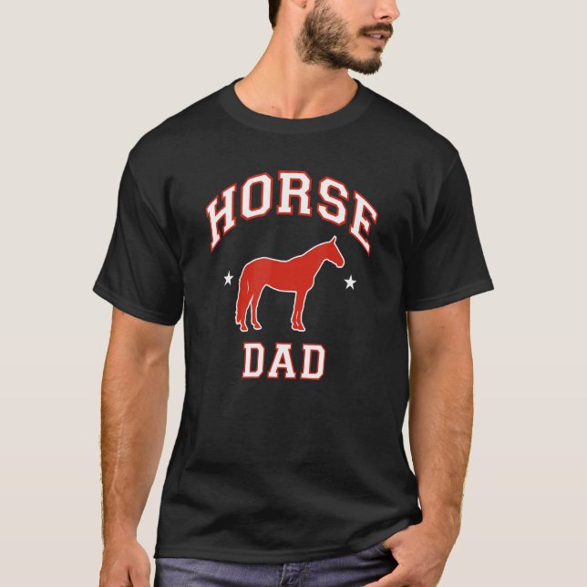 Pferde-Vater 5 T-Shirt (Vorderseite)