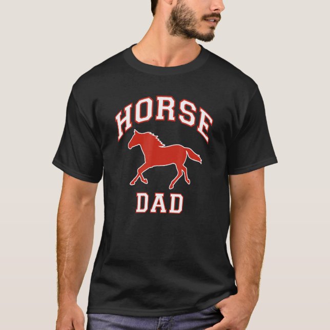 Pferde-Vati T-Shirt (Vorderseite)