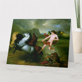 Pferde von Mars Fine Art Grußkarte Karte