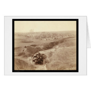 Pferde Wassersport auf White Clay Creek SD 1891