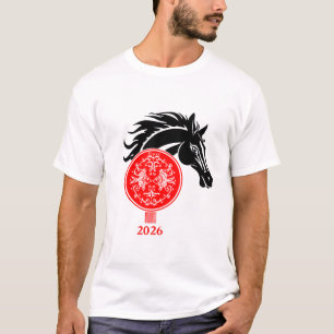 Pferde x Jahr des Pferdes 2026 T-Shirt