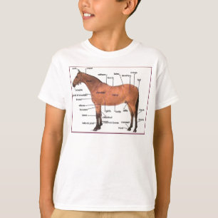 Pferdeanatomiet-stück T-Shirt