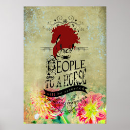 Pferdeangebot - Plakat