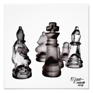 Pferdeangriff Fotodruck