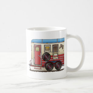 Pferdeanhänger-Camper Kaffeetasse