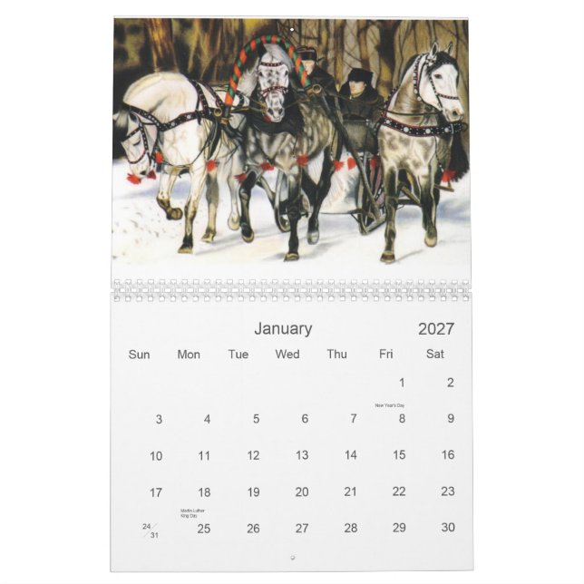 Pferdeartiger 2011 Kalender #1 (Jan 2027)