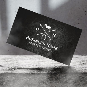 Pferdeartiger eleganter Reiten-Reiter Visitenkarte