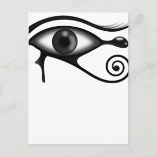 Pferdeauge Postkarte