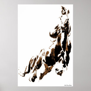 Pferdeausdruck Poster