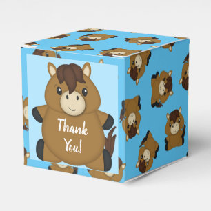 PferdeBaby Dusche Blue Boy Geschenkschachtel
