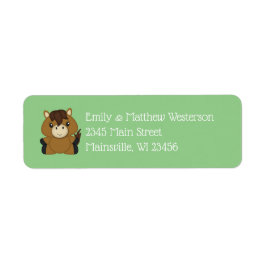 PferdeBaby-Dusche Grün