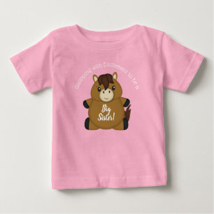 PferdeBaby Dusche Pink Girl Baby T-shirt