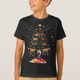 Pferdebaum Weihnachts Pferde Xmas Geschenke Für Fr T-Shirt