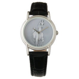 Pferdebeobachtung durch Hevener Armbanduhr