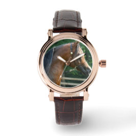 Pferdebeobachtung durch Hevener Armbanduhr