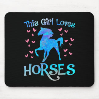Pferdebesitzer Dieses Girl Liebe Pferd Reitausflug Mousepad