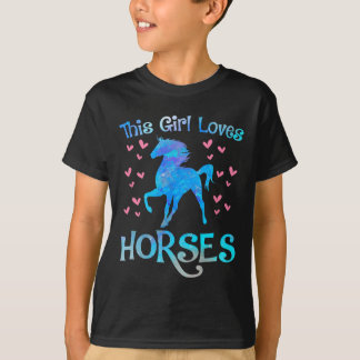 Pferdebesitzer Dieses Girl Liebe Pferd Reitausflug T-Shirt