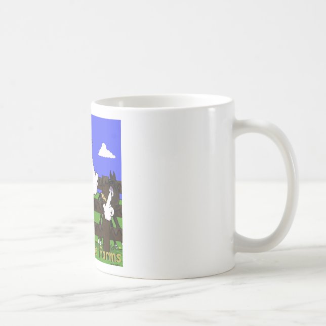 PferdeCartoon-Tasse Kaffeetasse (Rechts)
