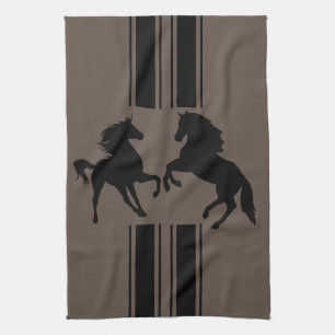 Pferdecouch Küchentuch Sport Stripter Brown