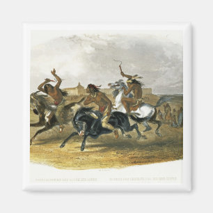 Pferdedas laufen von Sioux-amerikanischem Magnet