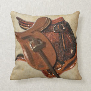 Pferdededededekor im Schlafzimmer Kissen