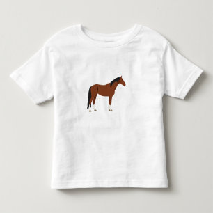 Pferdedesign Kleinkind T-shirt
