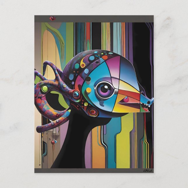 Pferdedieb Postkarte (Vorderseite)
