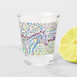 Pferdefarben, Shotglas Schnapsglas