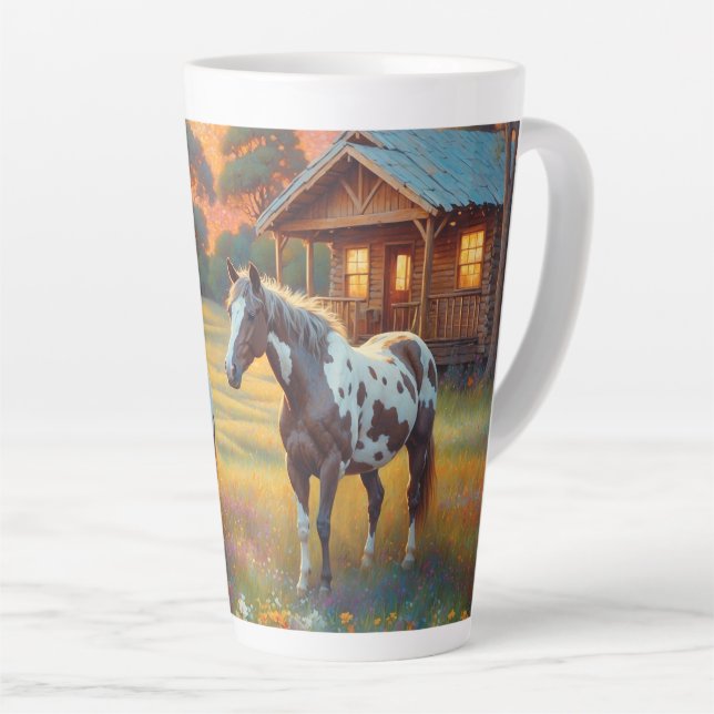 Pferdefarm Milchtasse (Rechte Ecke)