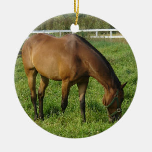 Pferdefigur vom Bauernhof Keramikornament
